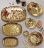 Load image into Gallery viewer, Pampa Bay Large Gold Round Bowl
