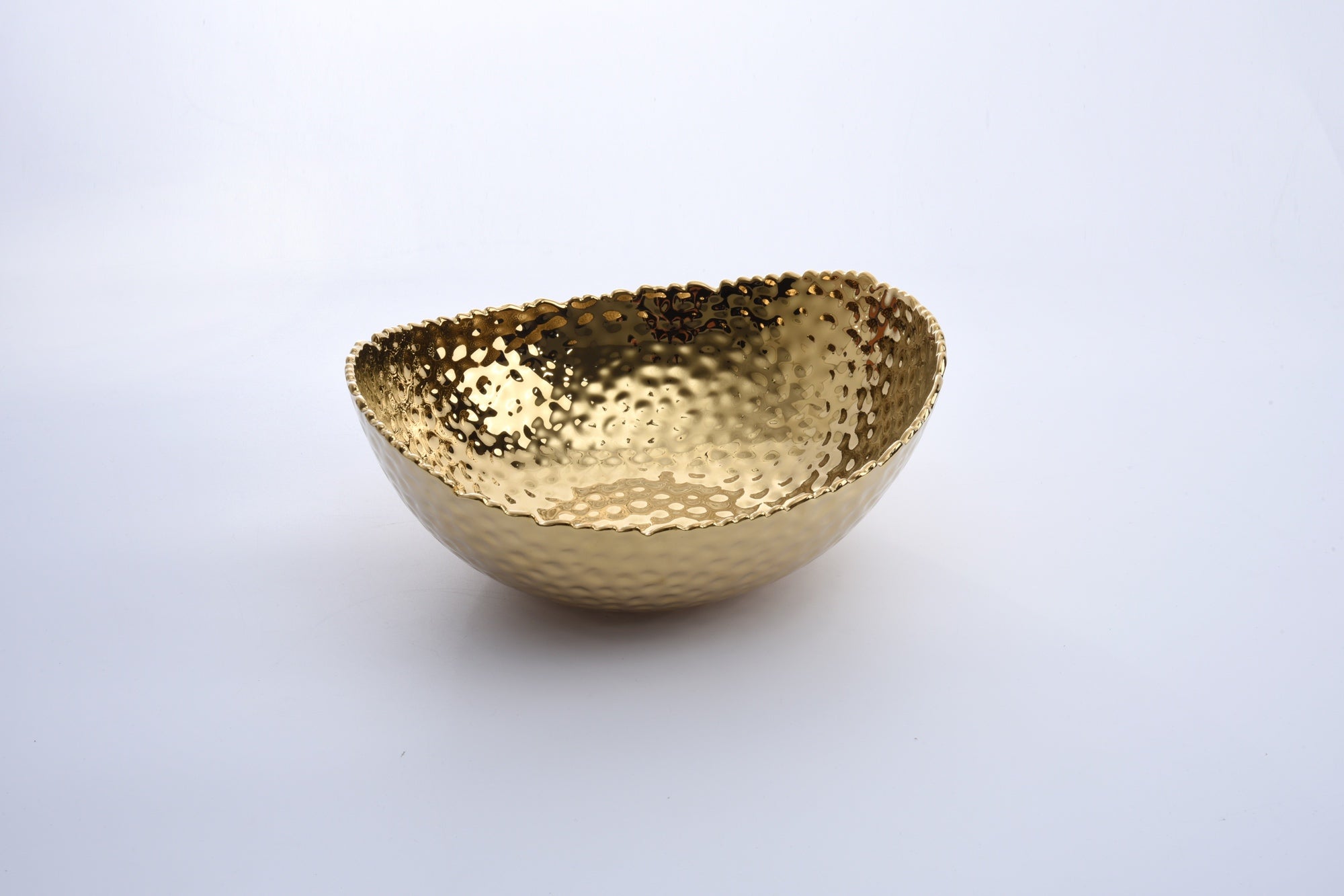 Pampa Bay Large Gold Oval Bowl