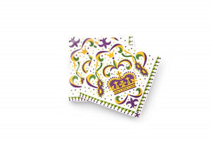 Mardi Gras Cocktail Napkins