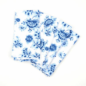 Blue & White Cloth Napkins
